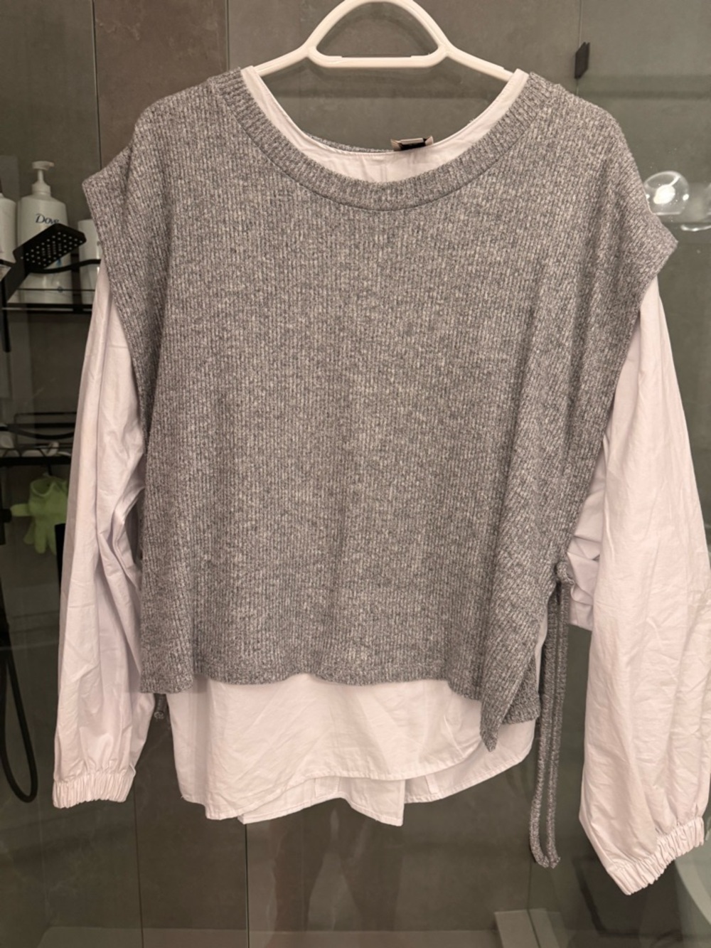 Maeve Long-Sleeve Twofer Sweater Vest - Picture 5 of 9